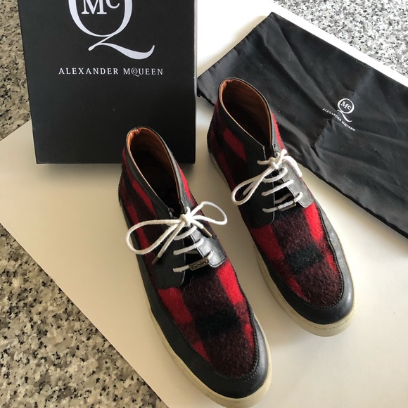mens plaid shoes